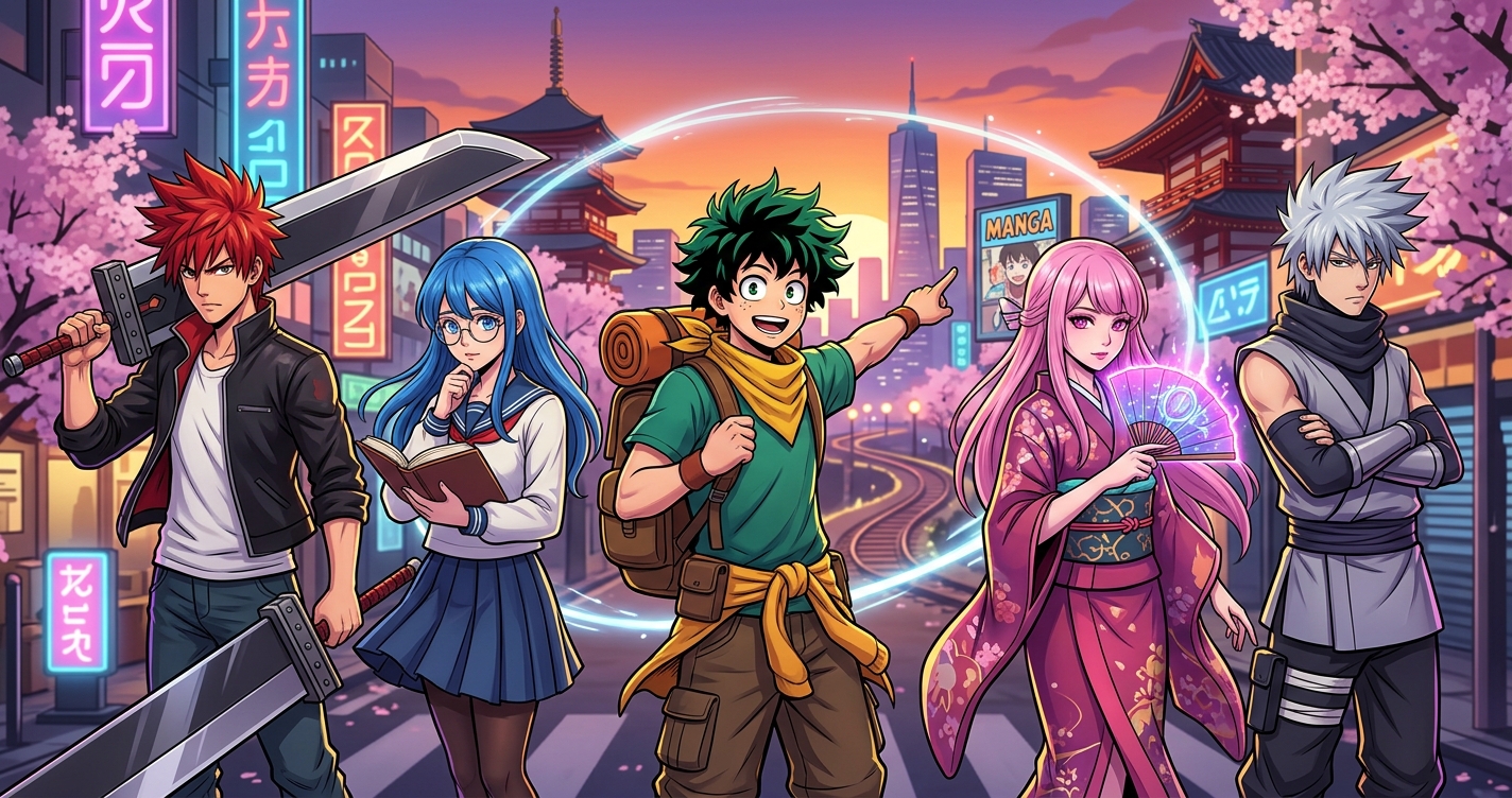 Mengapa Karakter Anime Dibuat Berambut Warna-Warni? Alasan Tersembunyi di Balik Budaya Jepang yang Jarang Orang Tahu!